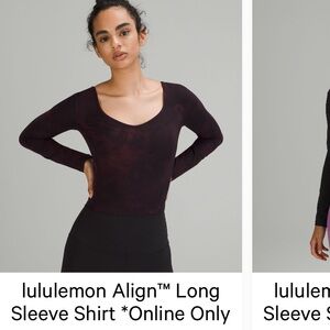 Lululemon Align long sleeve top